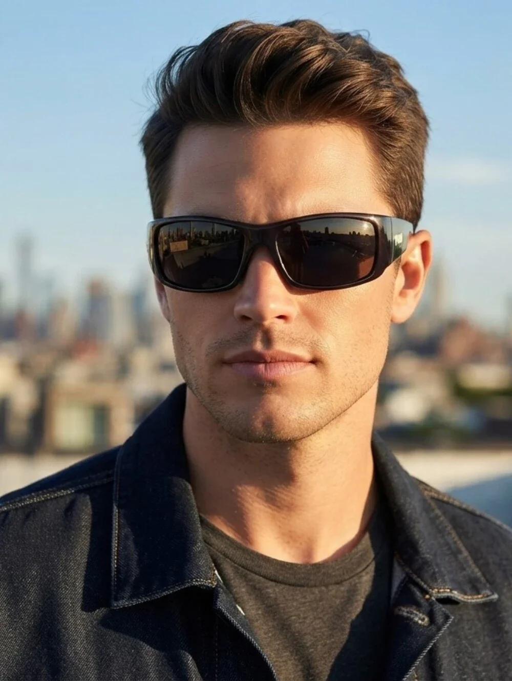 YUM Pradco Polarized Fishing Sunglasses Dark Frame